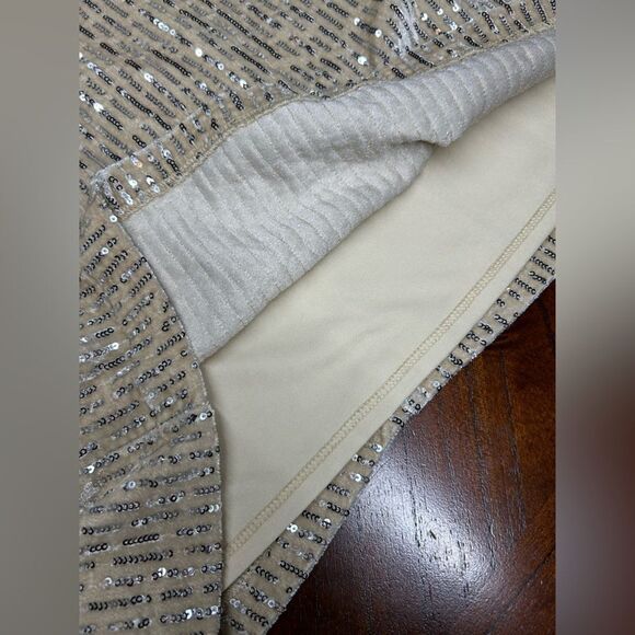 Julia Jordan Women's Puff Sleeve Velvet Sequin Sheath Dress - Picture 6 of 8